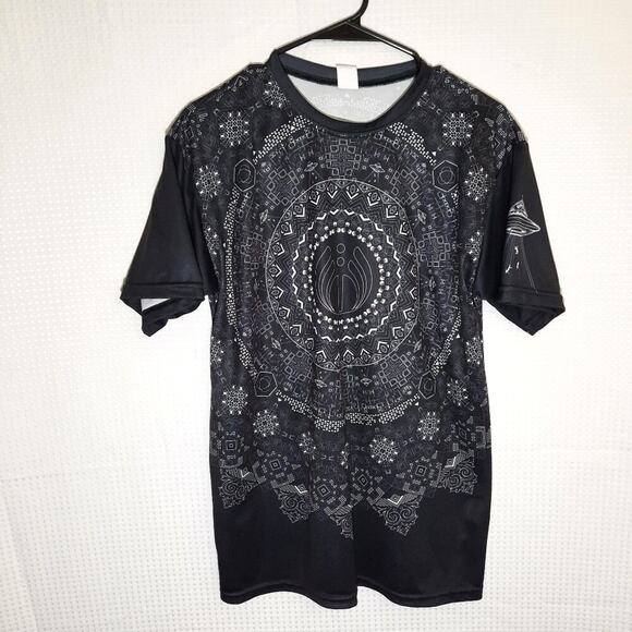 Fifth-Stage Designs Other - Bassnectar Alien Mandala M Black White Graphic T-Shirt Licensed EDM Rave Shirt